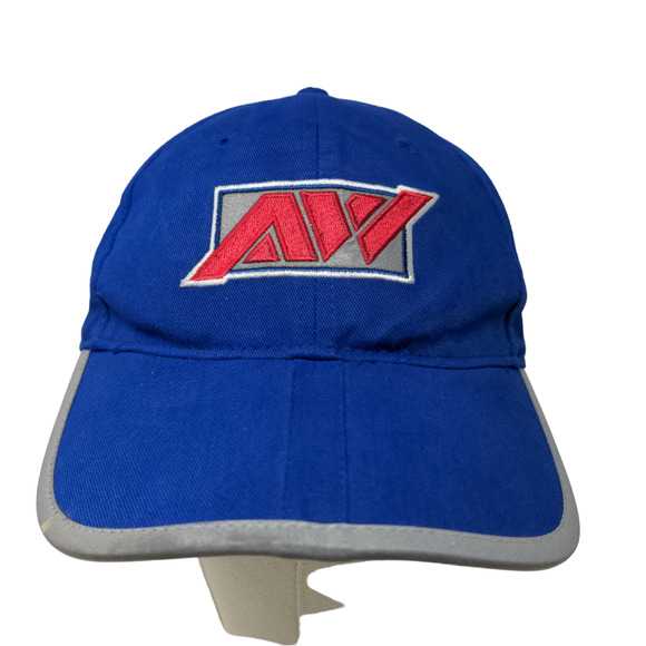 KC Caps Men's Strapback Hat Blue OSFA Embroidered Logo Foldable Bill - Picture 1 of 11